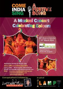 Come India Sing A Festive Song - A Musical Evening Celebrating Colours