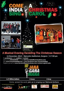 Come India Sing A Christmas Carol - A Musical Evening Heralding The Christmas Season