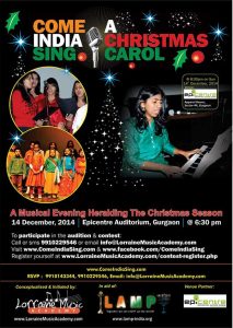 COME INDIA SING A CHRISTMAS CAROL - A Musical Morning Heralding The Christmas Season