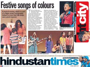 Article in Hindustan Times - HT CITY New Delhi NCR - 22Mar2014