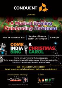 Come India Sing A Christmas Carol 21 Dec 2017
